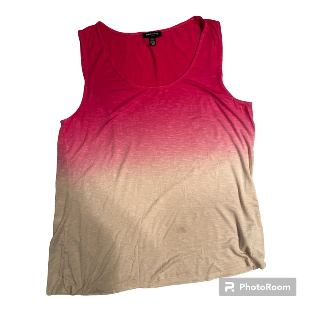 Kenneth Cole Tank. Size XL. Pink and fades - Picture 3 of 8